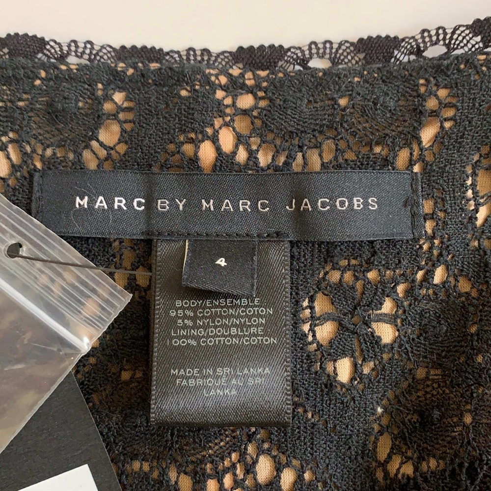 NWT Marc Jacobs black lace shorts romper 4 - Picture 6 of 10